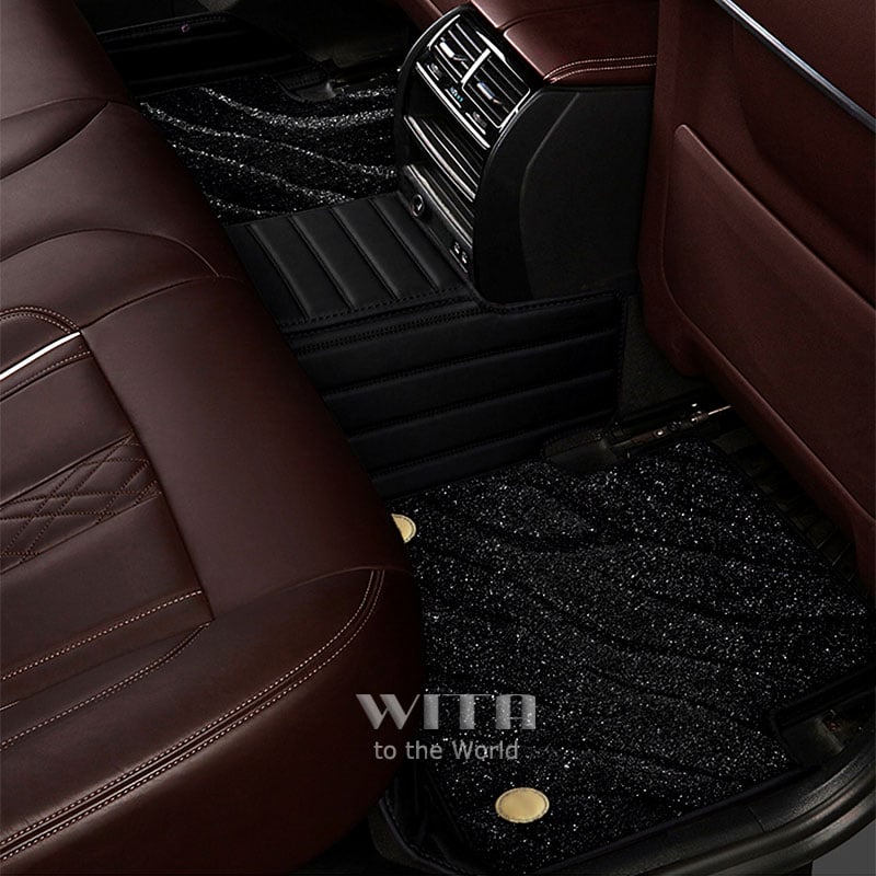 Custom Leather Car Floor Mats For Fiat Barchetta 1996~2005 Fashion